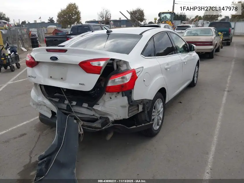 1FAHP3H27CL147978 2012 Ford Focus Sel