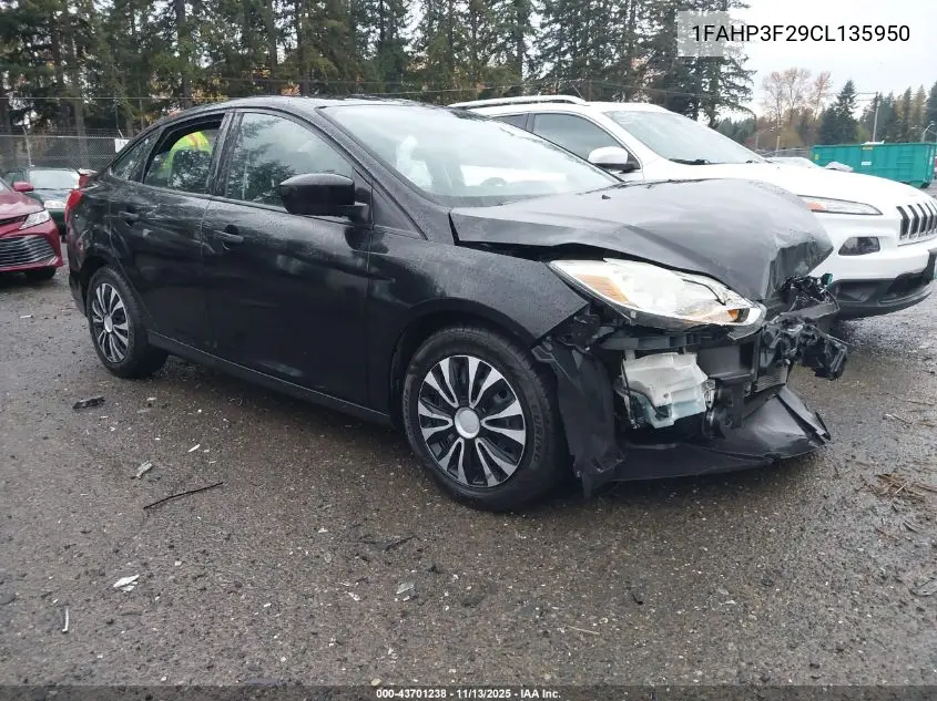 1FAHP3F29CL135950 2012 Ford Focus Se