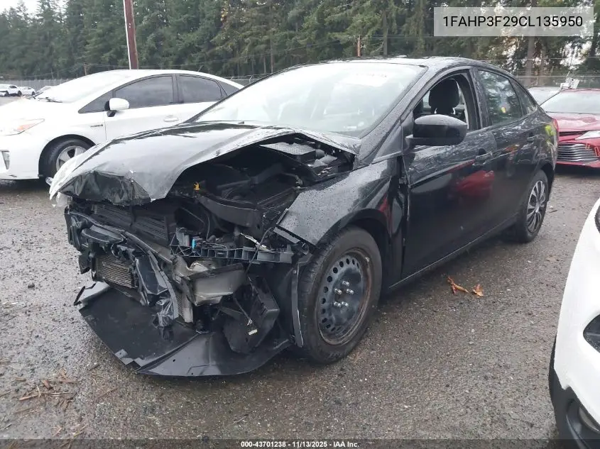1FAHP3F29CL135950 2012 Ford Focus Se