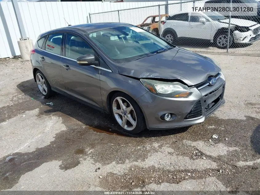 1FAHP3N28CL301280 2012 Ford Focus Titanium