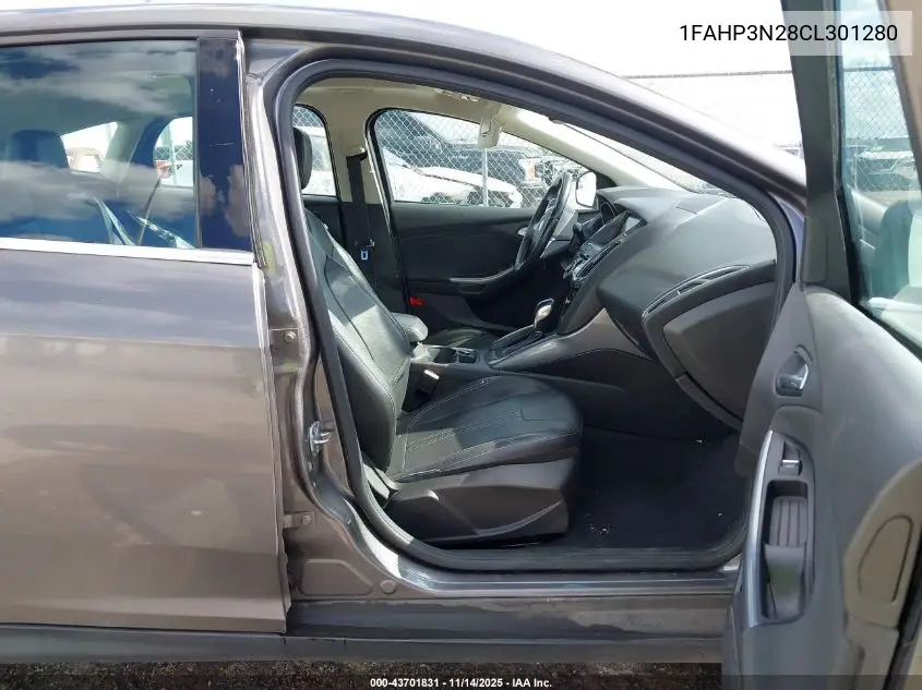 1FAHP3N28CL301280 2012 Ford Focus Titanium