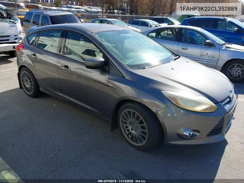 1FAHP3K22CL352889 2012 Ford Focus Se