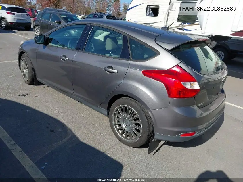 1FAHP3K22CL352889 2012 Ford Focus Se