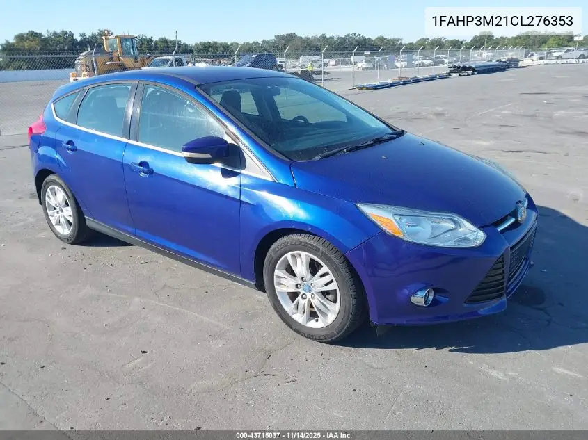 1FAHP3M21CL276353 2012 Ford Focus Sel