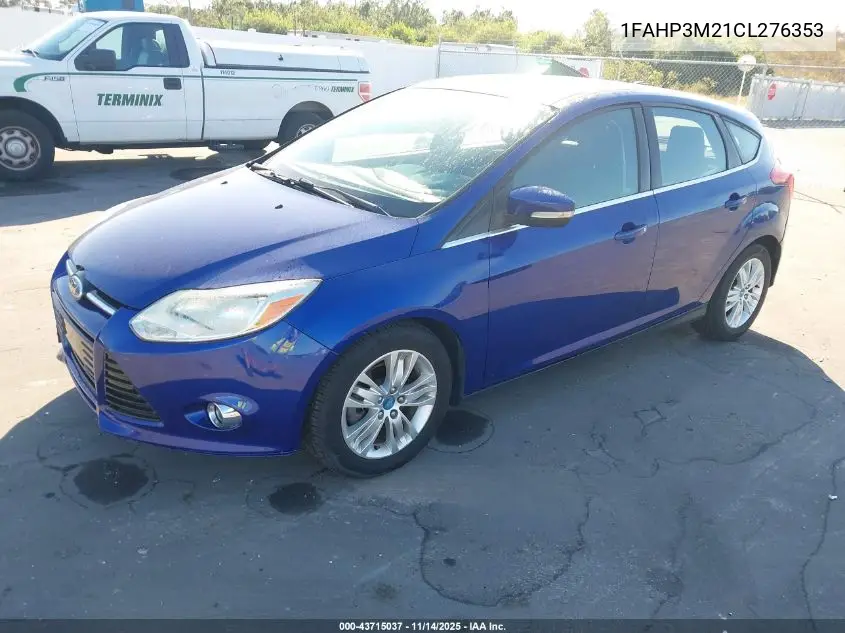 1FAHP3M21CL276353 2012 Ford Focus Sel