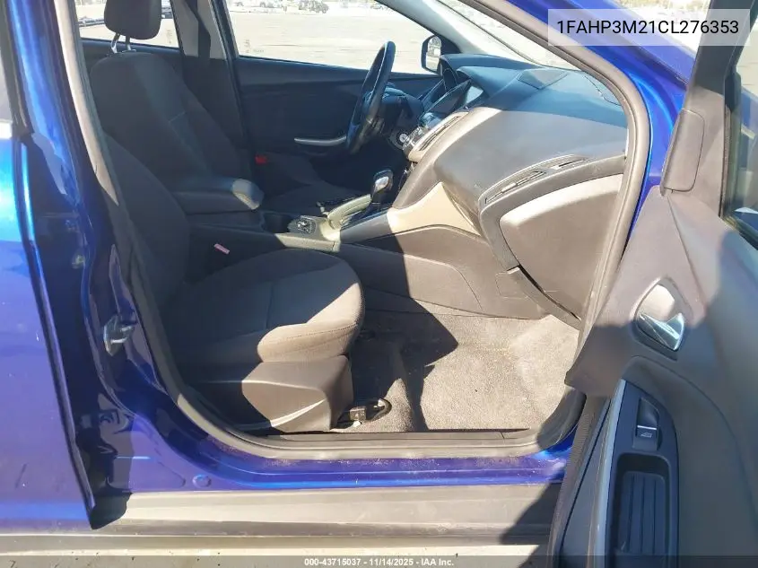 1FAHP3M21CL276353 2012 Ford Focus Sel