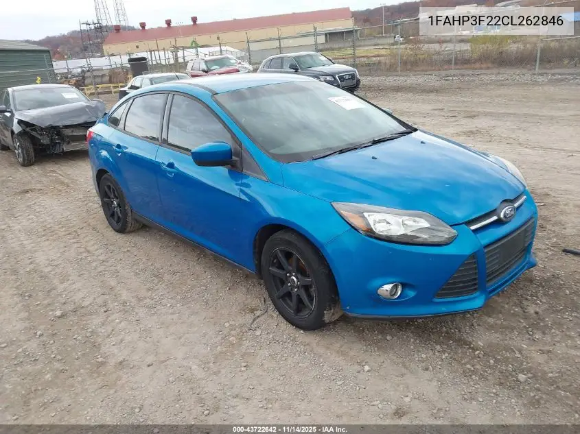 1FAHP3F22CL262846 2012 Ford Focus Se