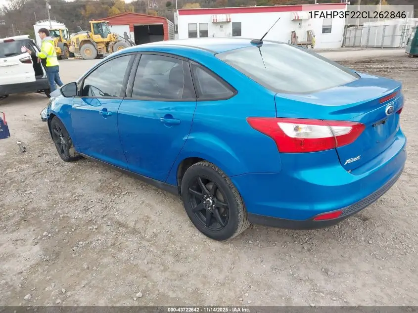 1FAHP3F22CL262846 2012 Ford Focus Se