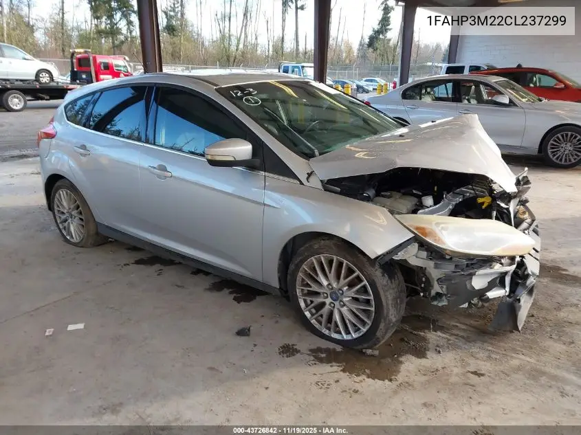1FAHP3M22CL237299 2012 Ford Focus Sel