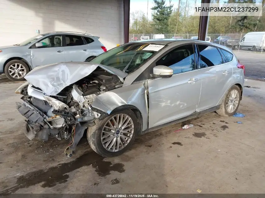 1FAHP3M22CL237299 2012 Ford Focus Sel