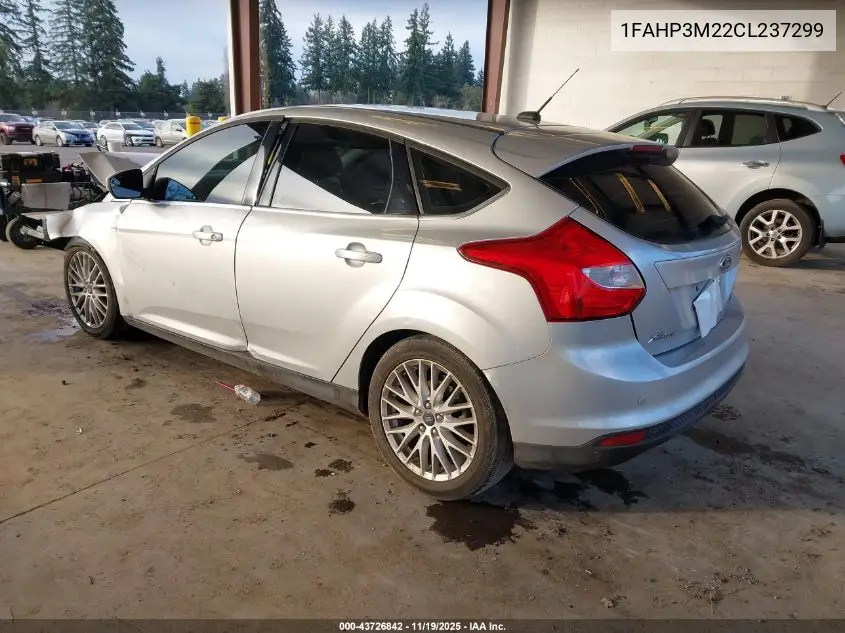 1FAHP3M22CL237299 2012 Ford Focus Sel