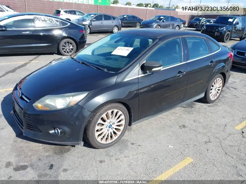 1FAHP3J23CL356080 2012 Ford Focus Titanium