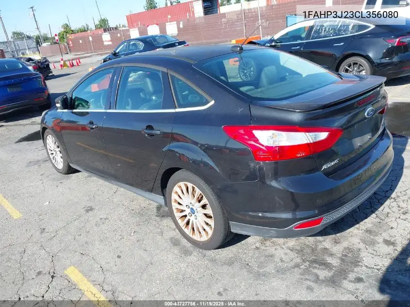 1FAHP3J23CL356080 2012 Ford Focus Titanium