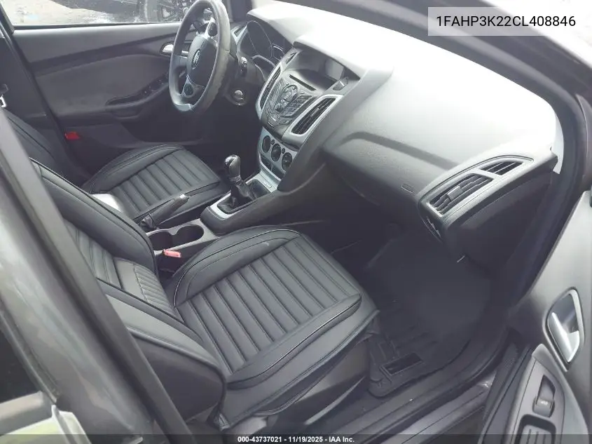 1FAHP3K22CL408846 2012 Ford Focus Se
