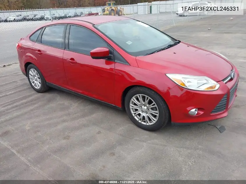 1FAHP3F2XCL246331 2012 Ford Focus Se