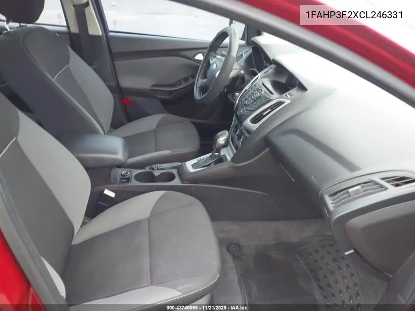 1FAHP3F2XCL246331 2012 Ford Focus Se