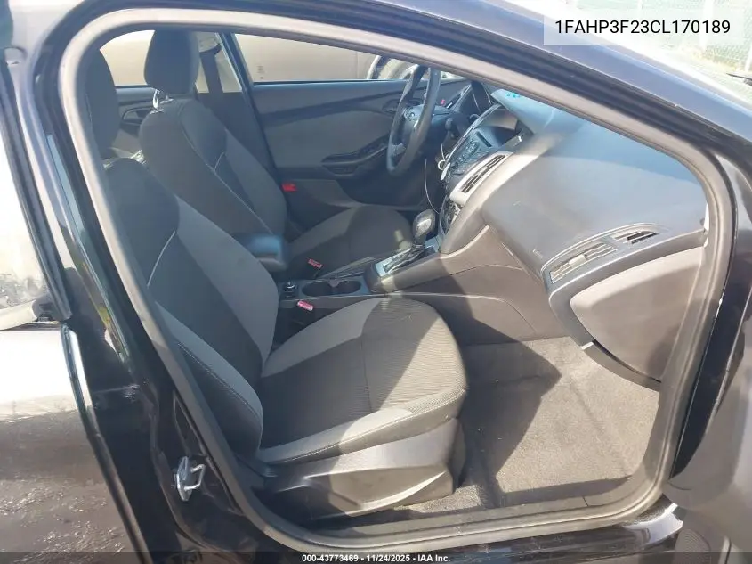 1FAHP3F23CL170189 2012 Ford Focus Se