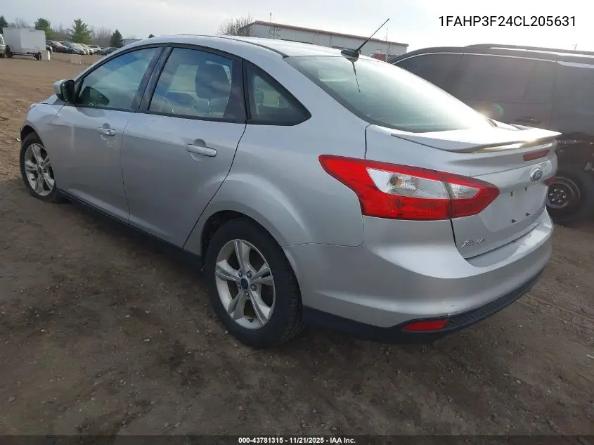 1FAHP3F24CL205631 2012 Ford Focus Se