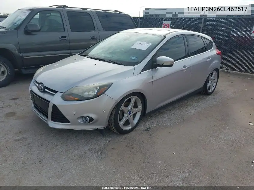 1FAHP3N26CL462517 2012 Ford Focus Titanium