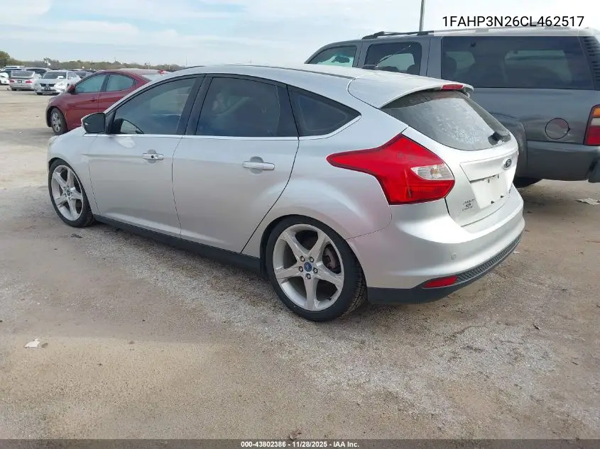 1FAHP3N26CL462517 2012 Ford Focus Titanium