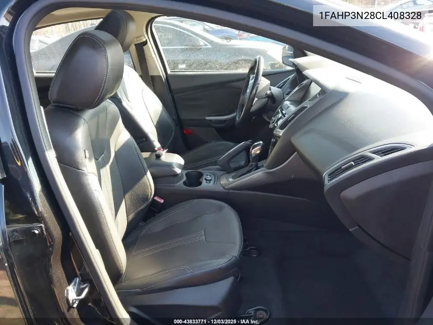 1FAHP3N28CL408328 2012 Ford Focus Titanium