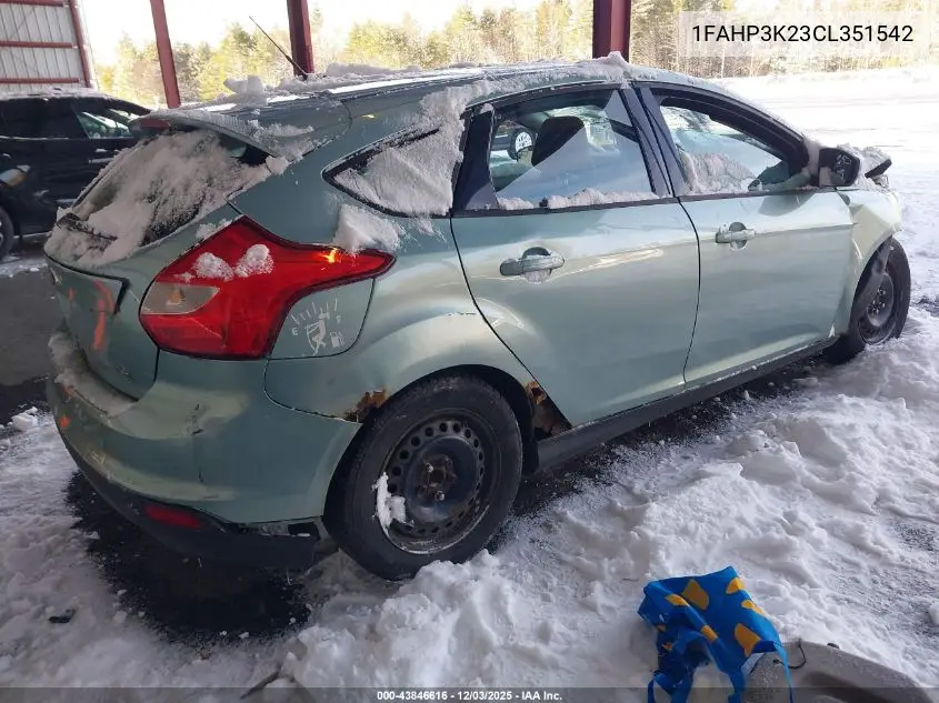1FAHP3K23CL351542 2012 Ford Focus Se