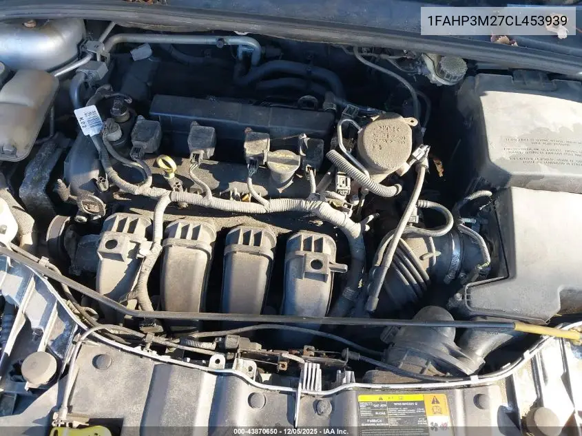 1FAHP3M27CL453939 2012 Ford Focus Sel