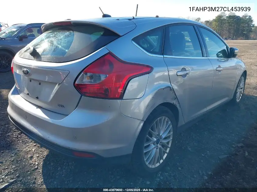 1FAHP3M27CL453939 2012 Ford Focus Sel