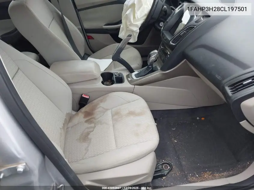 1FAHP3H28CL197501 2012 Ford Focus Sel