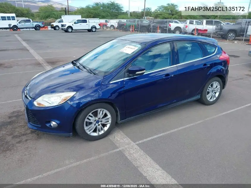 1FAHP3M25CL135172 2012 Ford Focus Sel
