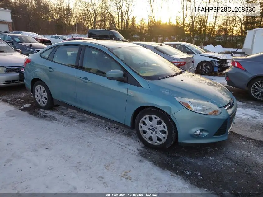 1FAHP3F28CL268330 2012 Ford Focus Se
