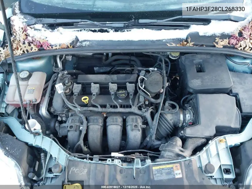 1FAHP3F28CL268330 2012 Ford Focus Se