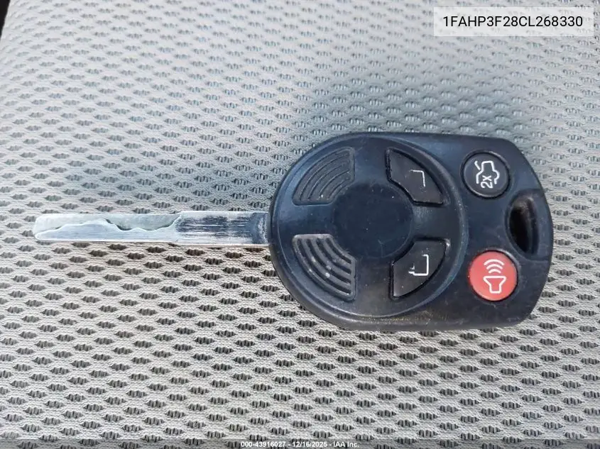 1FAHP3F28CL268330 2012 Ford Focus Se
