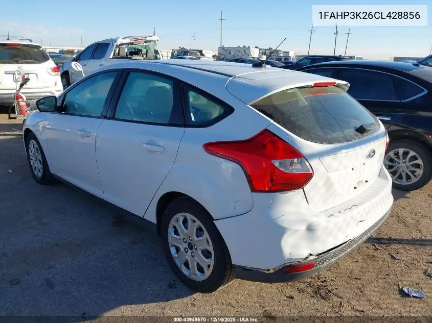 1FAHP3K26CL428856 2012 Ford Focus Se