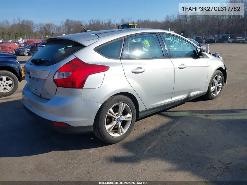 1FAHP3K27CL317782 2012 Ford Focus Se