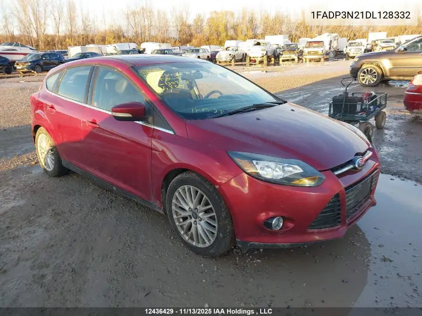 1FADP3N21DL128332 2013 Ford Focus Titanium