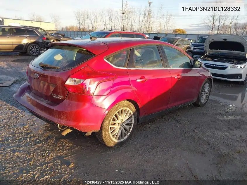 1FADP3N21DL128332 2013 Ford Focus Titanium