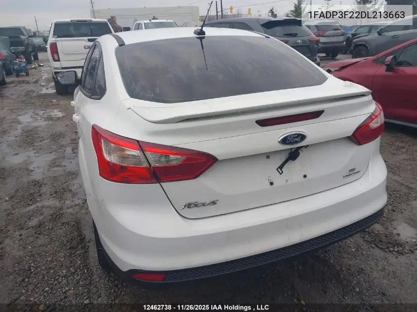 1FADP3F22DL213663 2013 Ford Focus Se