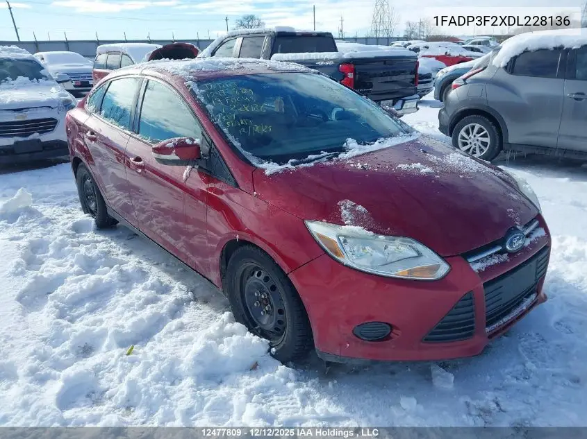 1FADP3F2XDL228136 2013 Ford Focus