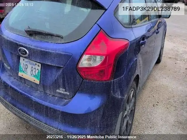 1FADP3K29DL238789 2013 Ford Focus Se