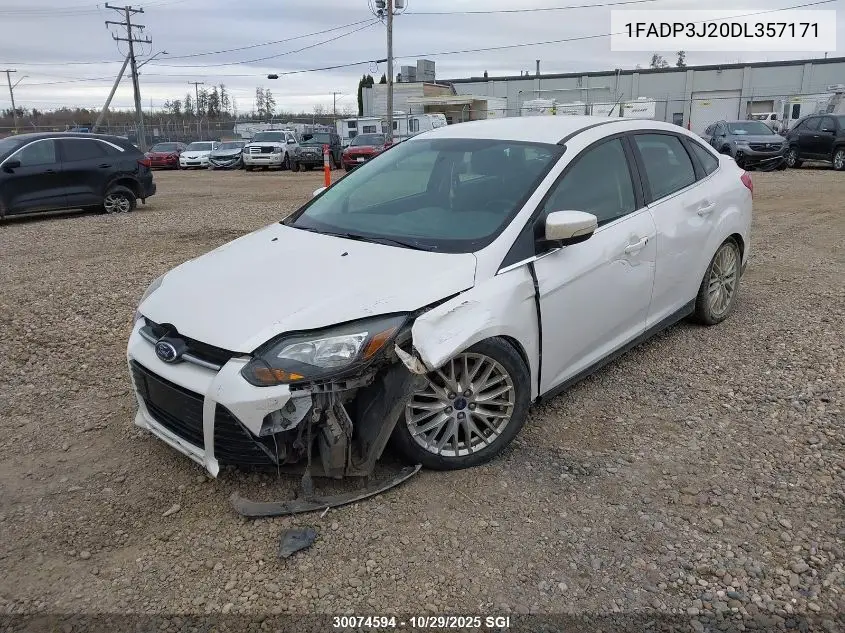 1FADP3J20DL357171 2013 Ford Focus Titanium
