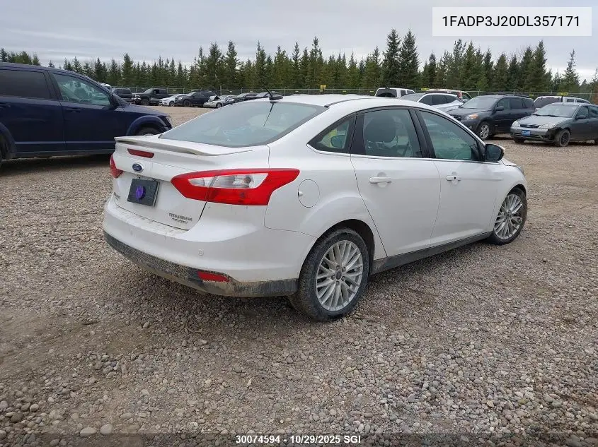 1FADP3J20DL357171 2013 Ford Focus Titanium