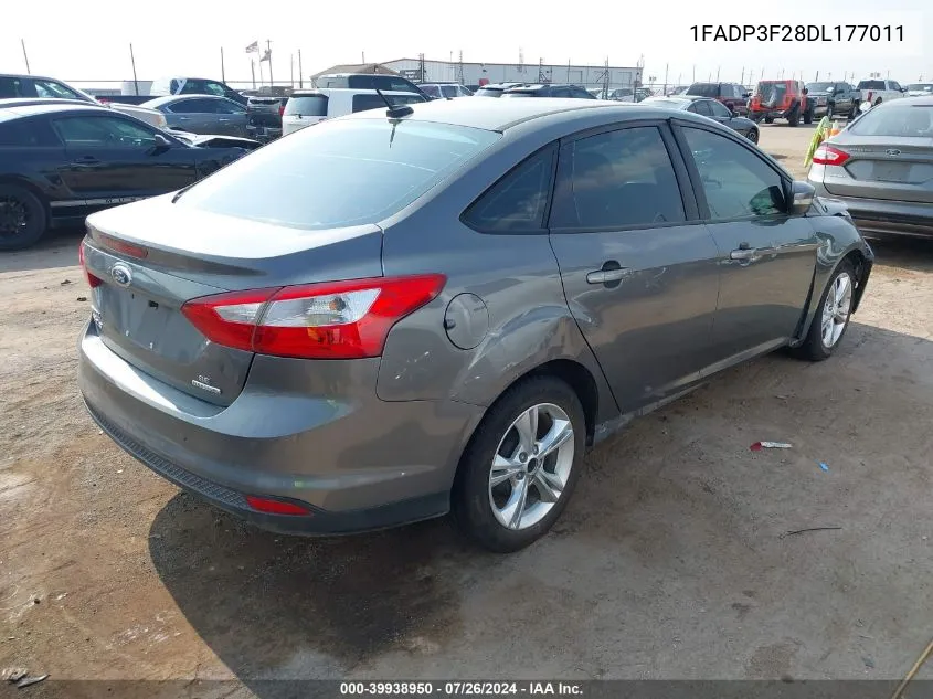 1FADP3F28DL177011 2013 Ford Focus Se