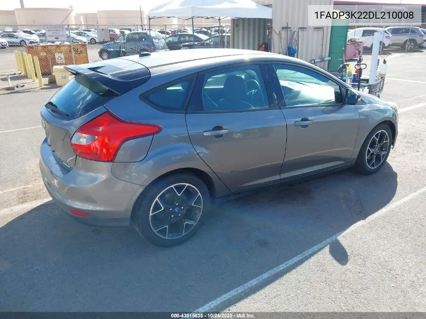 1FADP3K22DL210008 2013 Ford Focus Se
