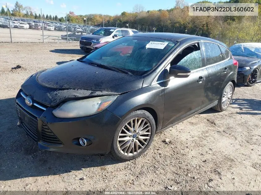 1FADP3N22DL360602 2013 Ford Focus Titanium