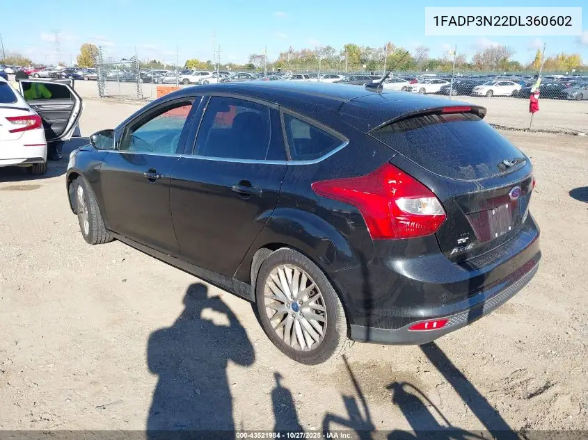 1FADP3N22DL360602 2013 Ford Focus Titanium