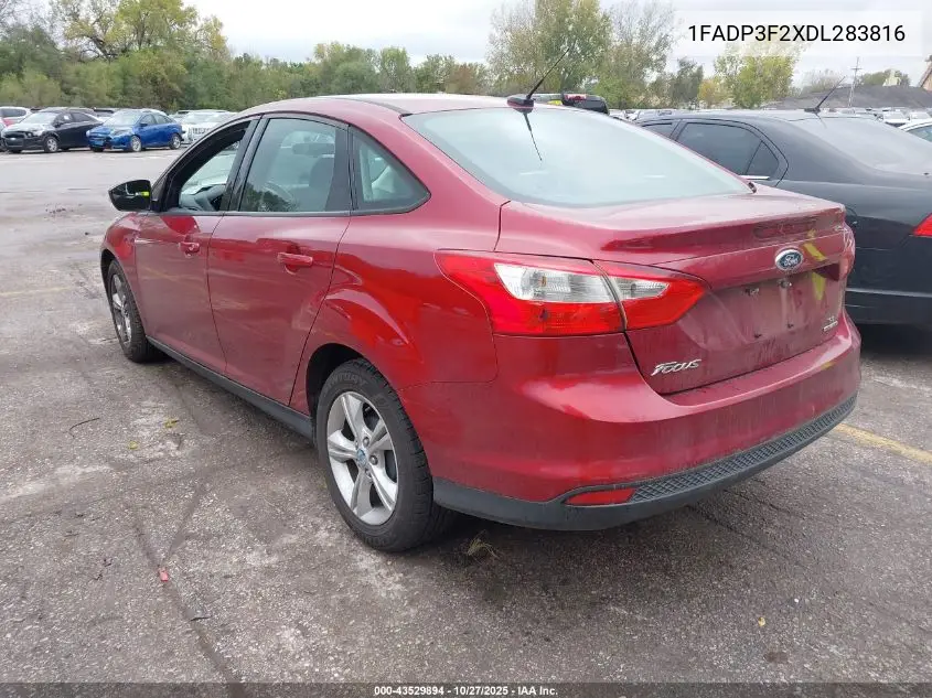 1FADP3F2XDL283816 2013 Ford Focus Se