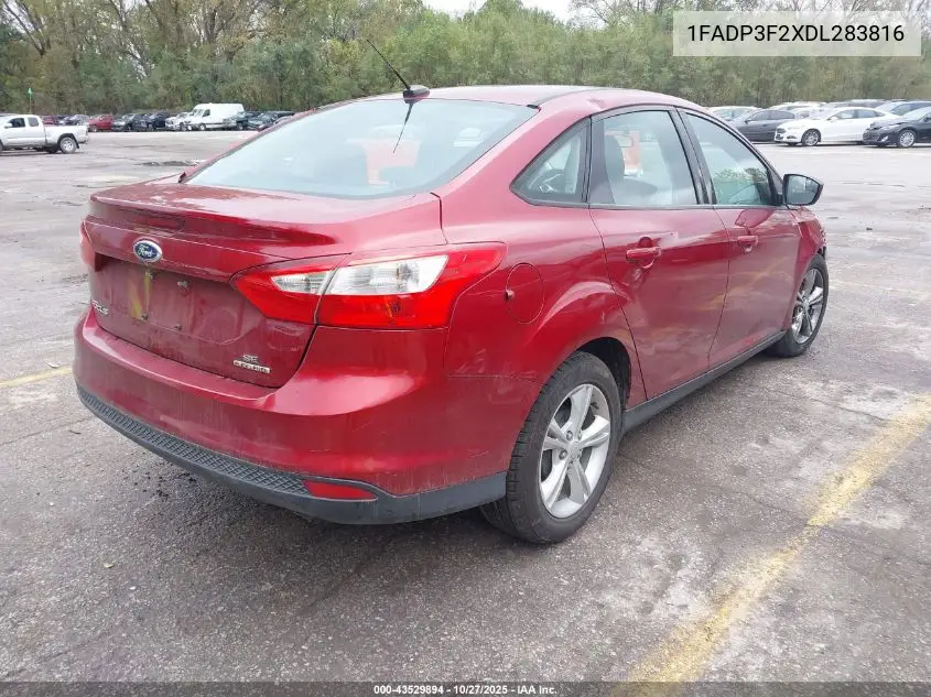 1FADP3F2XDL283816 2013 Ford Focus Se