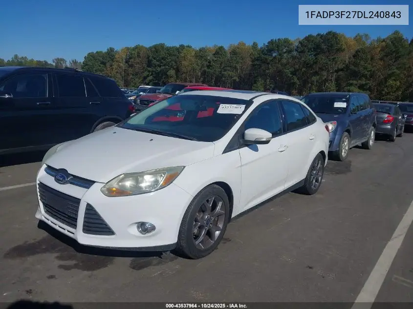1FADP3F27DL240843 2013 Ford Focus Se