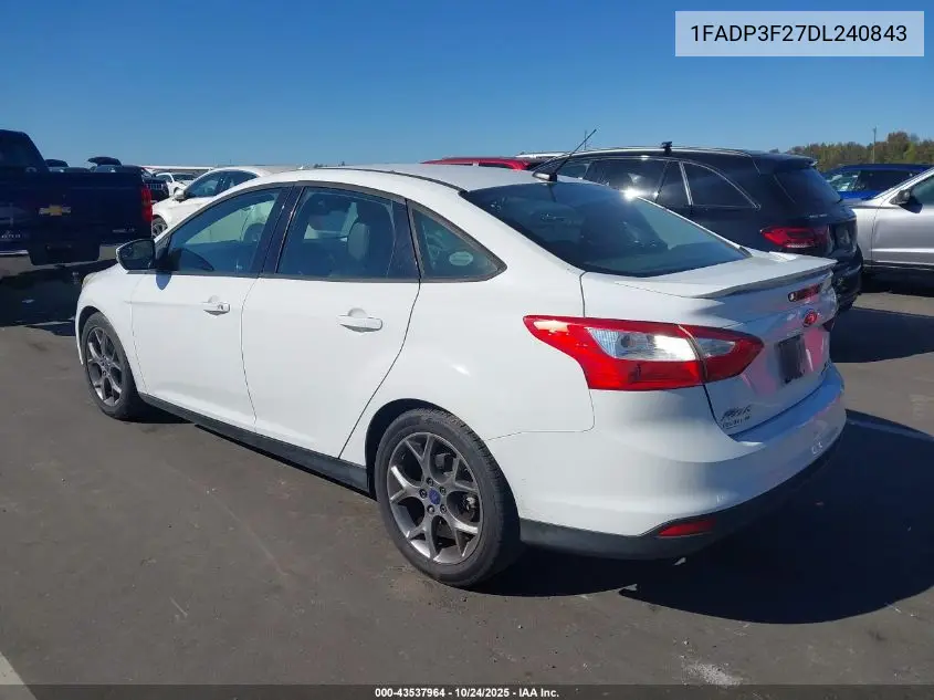 1FADP3F27DL240843 2013 Ford Focus Se